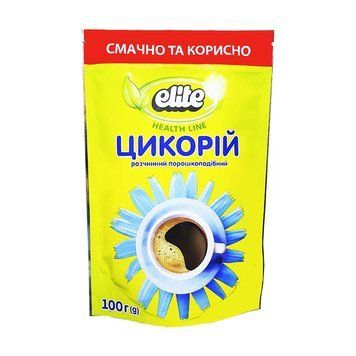 Цикорій розчинний ELITE ПАКЕТ 100г*12шт 000001427 фото