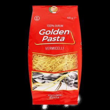 Макарон Golden Pasta ВЕРМІШЕЛЬ 0.4 кг * 25шт. 000001833 фото