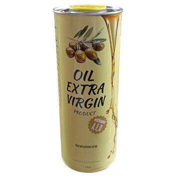 Олія оливкова купажована Oil Extra Virgin ж/б Світла1л 6 шт\уп 000009276 фото