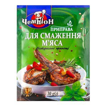Приправа Чемпіон Для смаження мяса 30г 000009182 фото