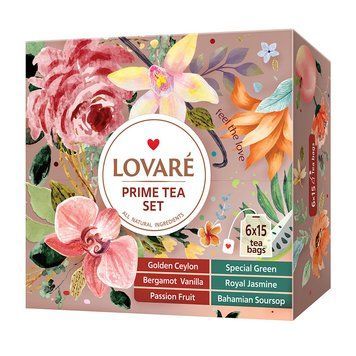НАБІР чай Lovare Prame tea set асорті (90пак в індив уп) *8шт 000006570 фото