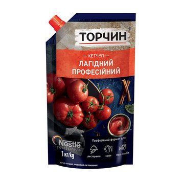 Кетчуп Торчин Лагідний для Шефа 1кг*9шт 000005422 фото
