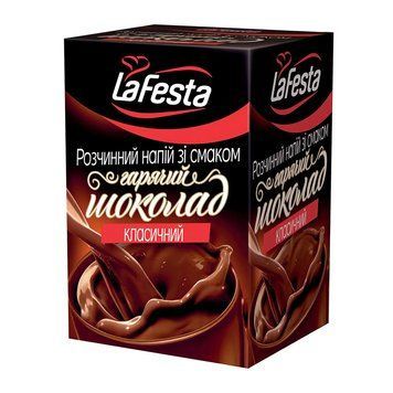 Гарячий шоколад ЛяФеста класік 220г *6шт 000003641 фото
