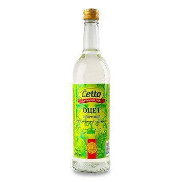 Оцет Getto 9% 0,5л спиртовий * 16 шт 000006166 фото