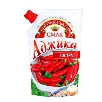 Аджика Корол.смак Гостра 180гр.\50шт. 000002366 фото