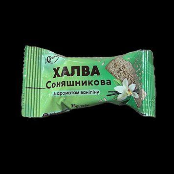 цукерки халва ваніль 34гр*20шт 000007904 фото