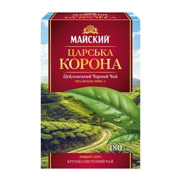 Чай Майский чорний кр. 180 г *24 шт. 000001738 фото