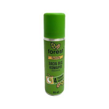 Спрей-репелент Forest Family від комарів 65мл (зелений) 000006379 фото