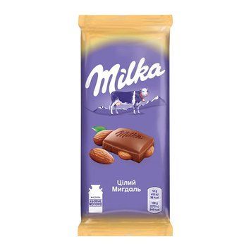 Шоколад Мілка 90г мигдаль *21шт 000003877 фото