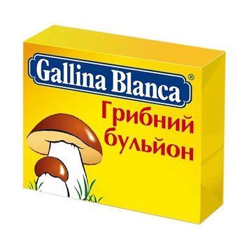 Кубик Галіна Бланка гриби 10гр 24шт в блоці *48шт в ящ 000000944 фото