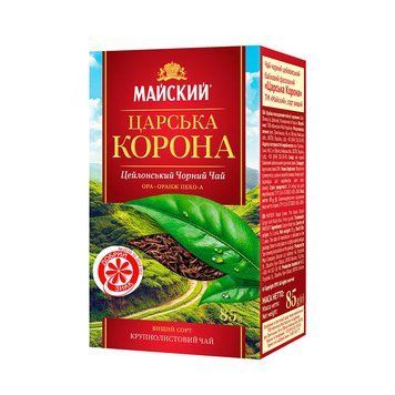 Чай Майский чорний кр. цейл .85 г * 24шт. 000000314 фото