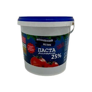 Паста томатна відро Козацький шлях 25% 5кг 000007228 фото