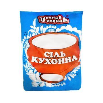 Сіль кухонна повний глечик 1кг *12шт 000007237 фото