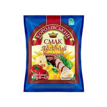 Майонез Королівський смак 30% синій 180г*56шт 000003028 фото