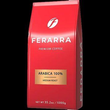 Кава зерно FERARRA 100% арабіка 1кг 000008328 фото