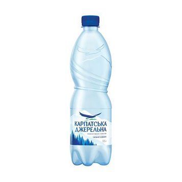 Вода Карпатська Джерельна 0,5л сил/г*12шт(108) 000000436 фото