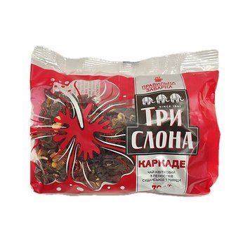 Чай Три слони Каркаде 70г * 30шт 000003679 фото