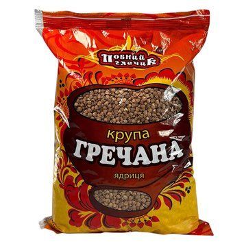 Крупа Повний глечик Гречана 900г *12шт 000000221 фото