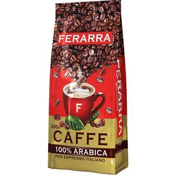 Кава зерно FERARRA 100% арабіка 200гр*16шт 000007178 фото