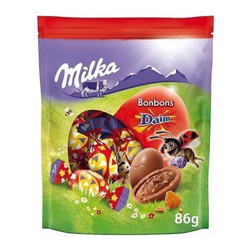 Цукерки Milka bonbons Daim 86г*26шт РОЗПРОДАЖ 000007300 фото