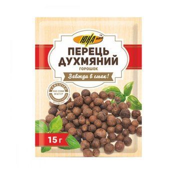 Перець ЮНА горошок духмяний 15г *20 шт. (240шт.ящ.) 000000714 фото