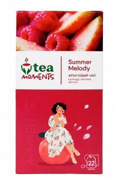 Чай Tea Moments Літня мелодія каркаде 1,6г*22пак 000009492 фото