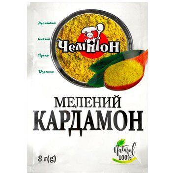 Приправа Чемпіон Кардамон мелений 8г 000009195 фото