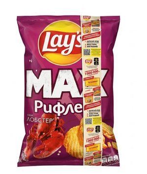 Чіпси Lay's 95г Лобстер *21шт 000008575 фото
