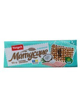 Печиво матусине Ярич кокос 155г*30шт 000008502 фото
