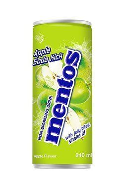 Напій Mentos Apple soda kick 0,240л*24шт 000007517 фото