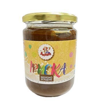 Молоко згущене Любава Іриска с/б 500г*12шт 000007136 фото