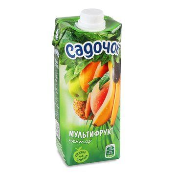 Сік Садочок 0,5л мультифруктовий *15шт 000001916 фото