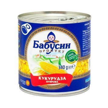 Кукурудза Бабусин продукт 340г ж/б *12шт (126) 000004262 фото