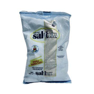 Сіль виварна йод турецька Saltuz 750г *30шт 000004957 фото