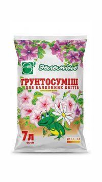 ЗЕЛЕМІНЬ грунтосуміш для балконних рослин 7л 000009451 фото