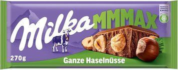 Шоколад Мілка 270г Ganze Haselnussa цілі лісові горіхи*14шт 000003319 фото