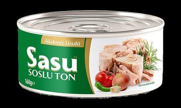 Тунець з овочевою приправою SASU 160г*48шт 000007612 фото