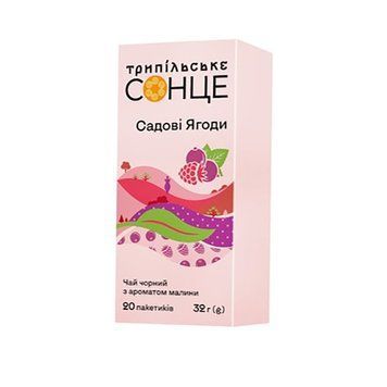 Чай ТРИПІЛЬСЬКЕ СОНЦЕ садові ягоди 1,6г*20п*24шт 000005810 фото