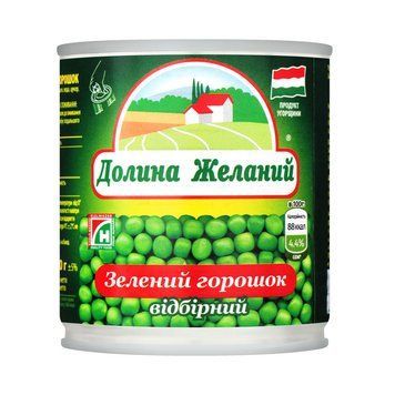 Горошок Долина бажань ж/б 160г * 24шт 000003276 фото