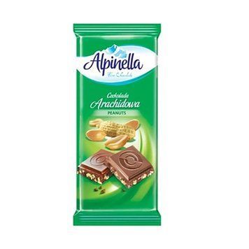 Шоколад Альпінелла арахіс 90г *21 шт 000003301 фото