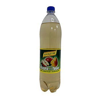 Напій Хрещатик 1,5л Яблуко-груша*6шт 000006303 фото