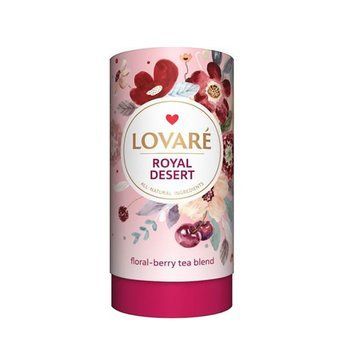 ЧайТМ Lovare Королівський десерт тубус 80 г * 10 шт. 000003282 фото