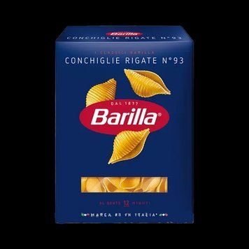 Макарон Barilla 93 Conchiglie rigate 0.5 кг* 24шт. ракушка 000008445 фото