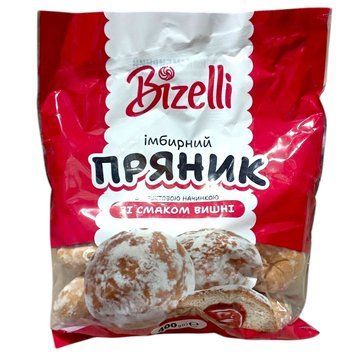 Пряники Шумськ Хліб з начинкою Вишня 400гр *12шт 000009353 фото