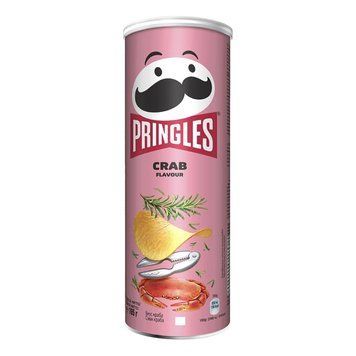 Чіпси Pringles Crab Coctail 165г*19шт ( краб) 000007349 фото