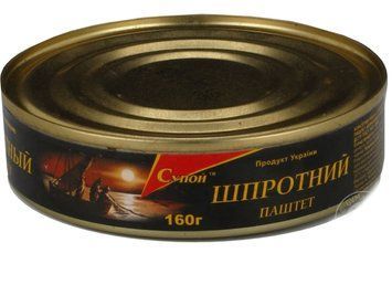 Паштет шпротний ТМ Супій 160г*72 шт 000006967 фото