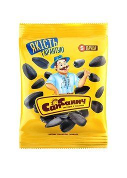 Насіння соняшника Сан Санич 70г смажене*64шт 000007915 фото
