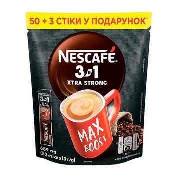 Кава НескафеЕкстра стронг3 в1 13г*53шт (12) 000000914 фото