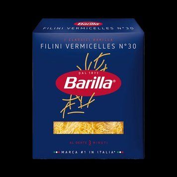 Макарон Barilla 30 FILINI VERMICELLES 0.5 кг* 14шт. 000007896 фото