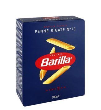Макарон Barilla 73 Penne Rigate 0.5 кг* 24шт. перо 000008803 фото